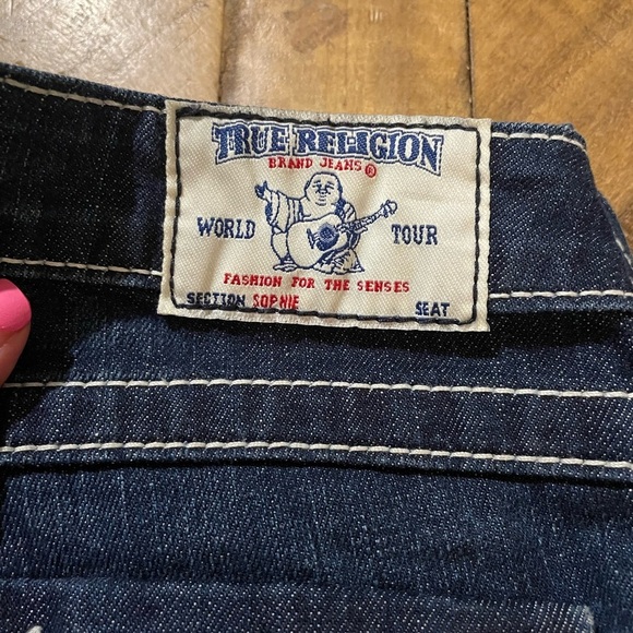 True religion Sophie Bermuda shorts sz 27 - Picture 7 of 7
